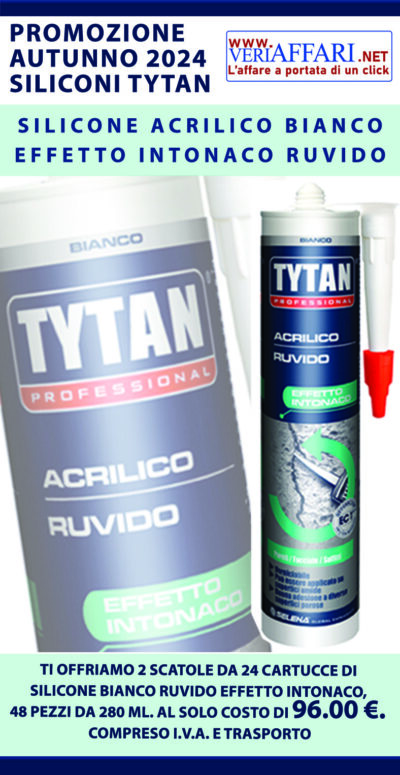 SILICONE ACRILICO BIANCO EFFETTO INTONACO